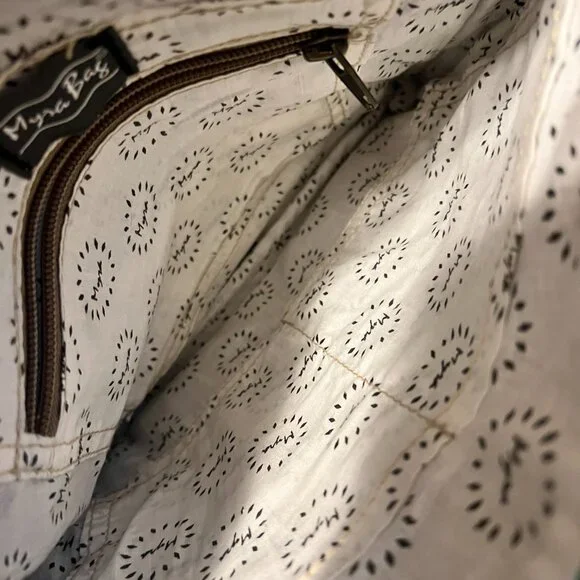 MYRA BAG HAND-TOOLED LEATHER AND HAIRON PURSE - Picture 5 of 6